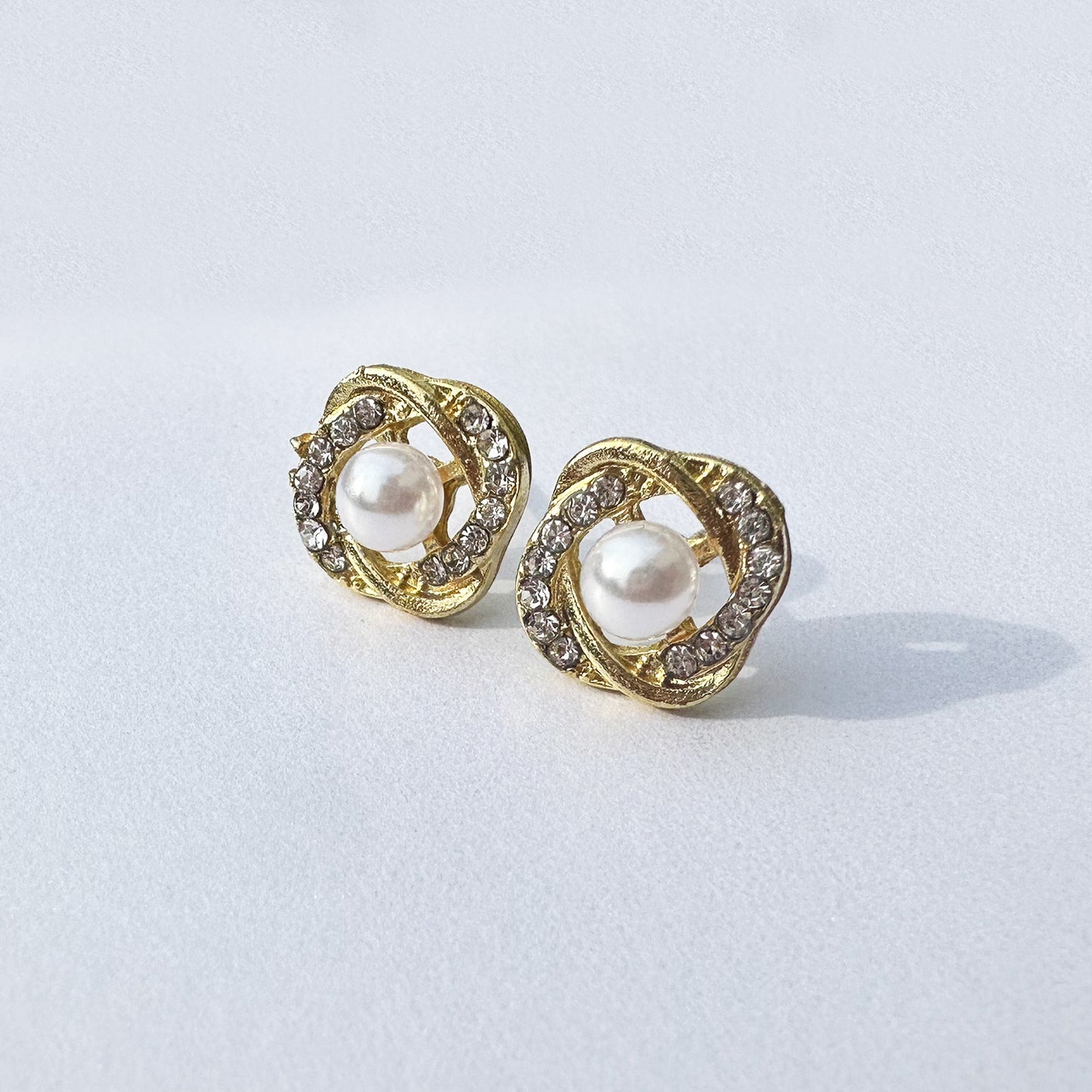 ジルコニア&パールピアス/peony