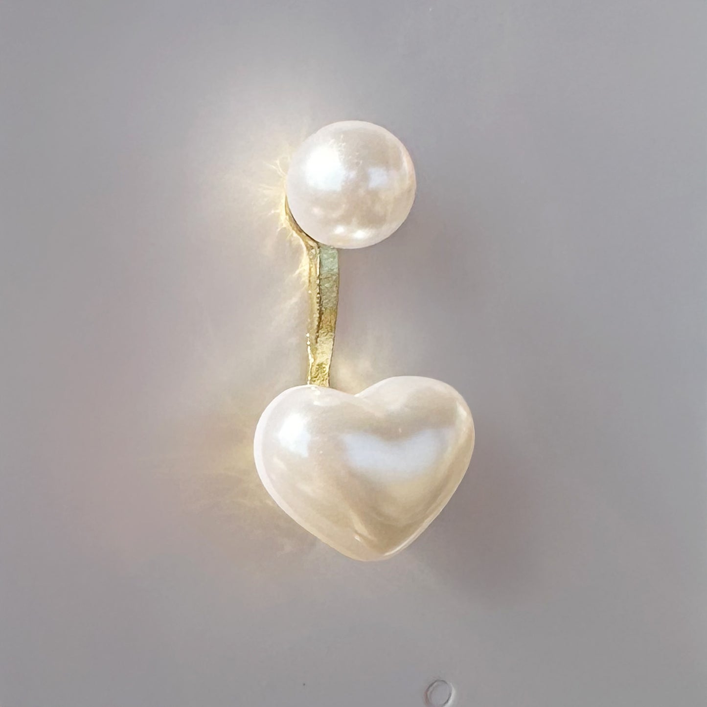 パールピアス/2way-round&heart