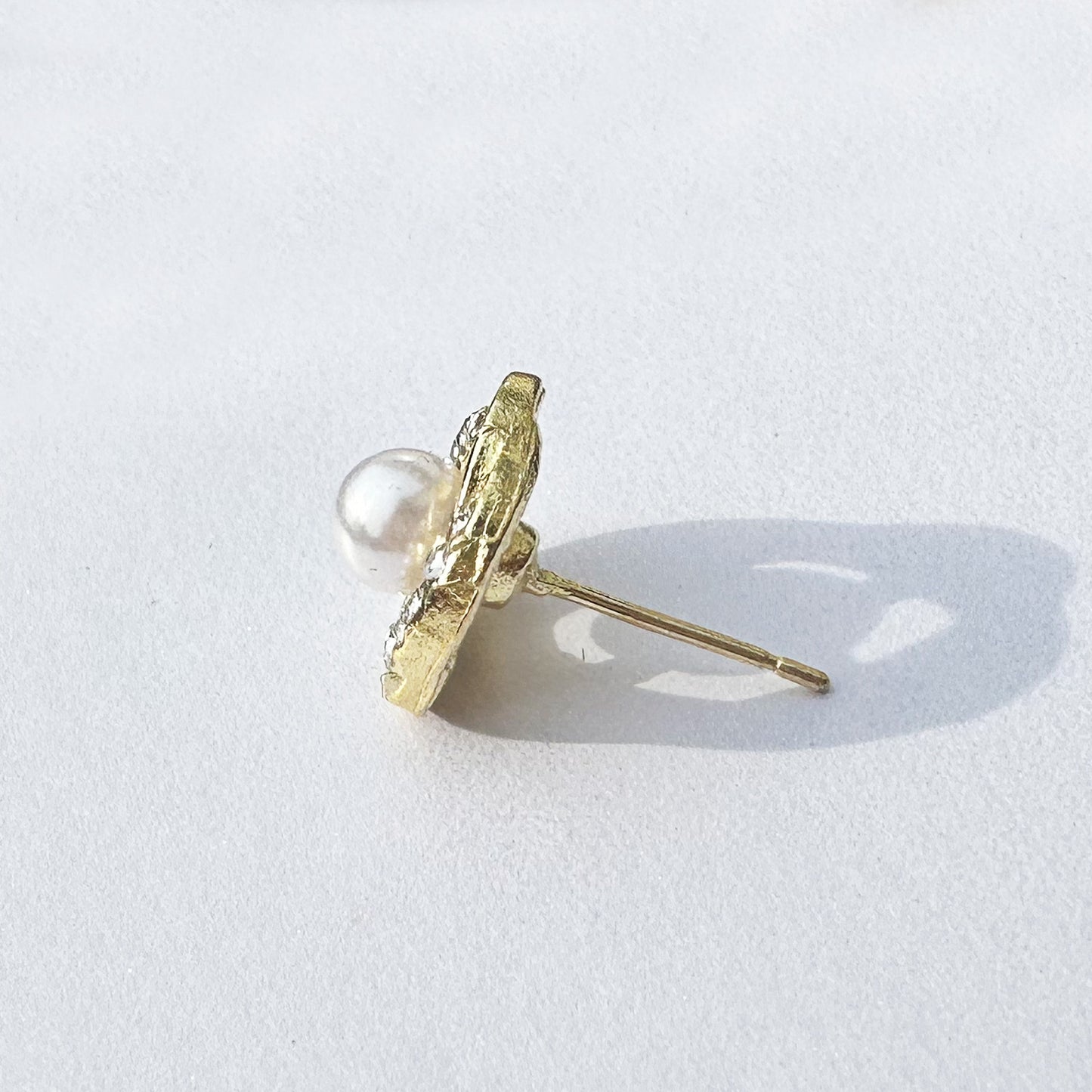 ジルコニア&パールピアス/peony