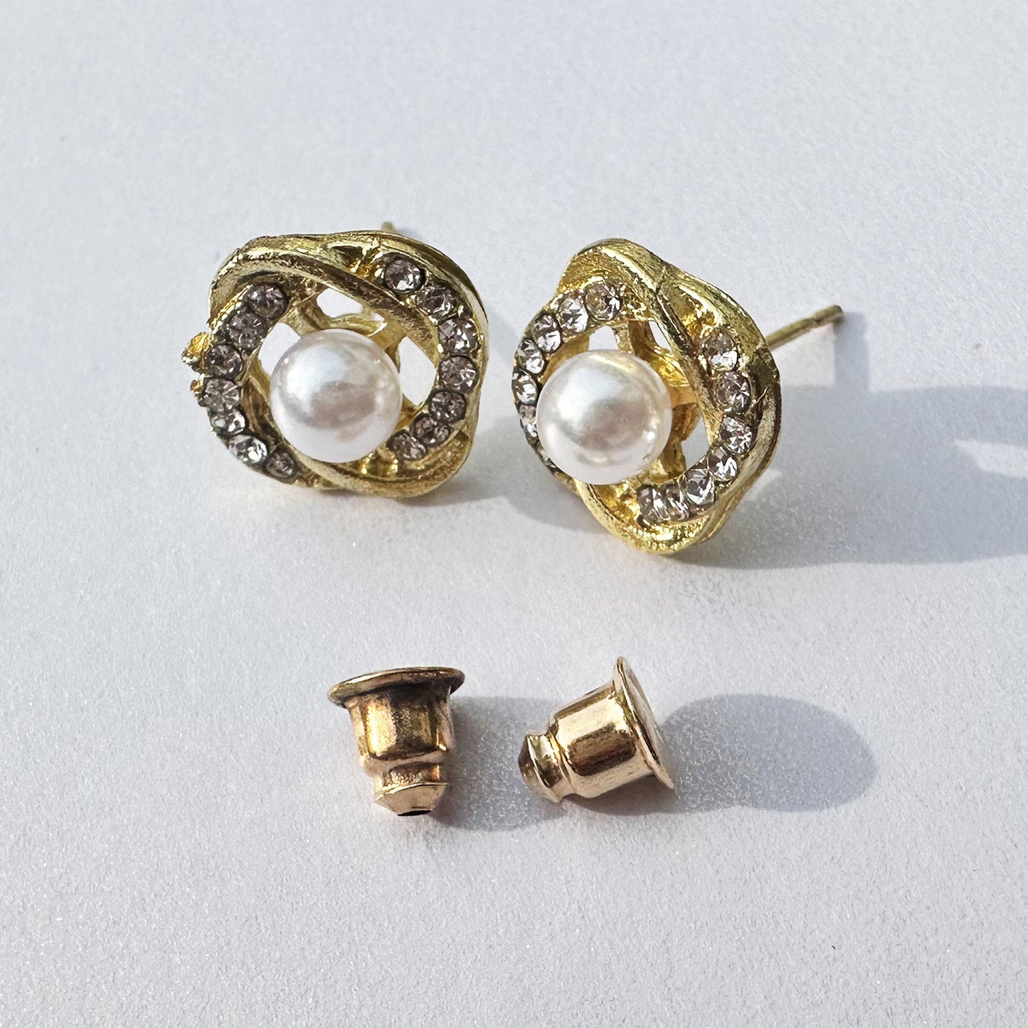 ジルコニア&パールピアス/peony