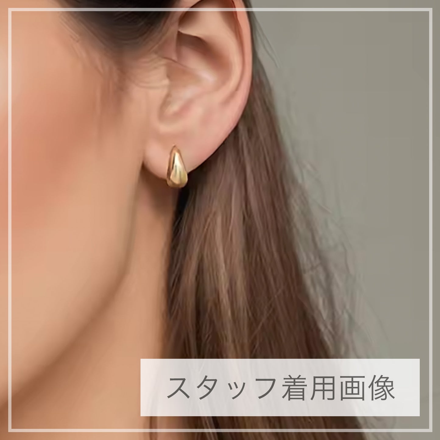 ゴールドピアス/cradle