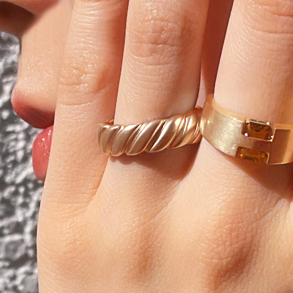 Spiral Ring Gold #exploring