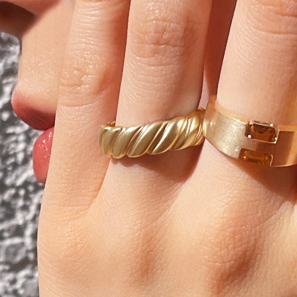 Spiral Ring Gold #exploring