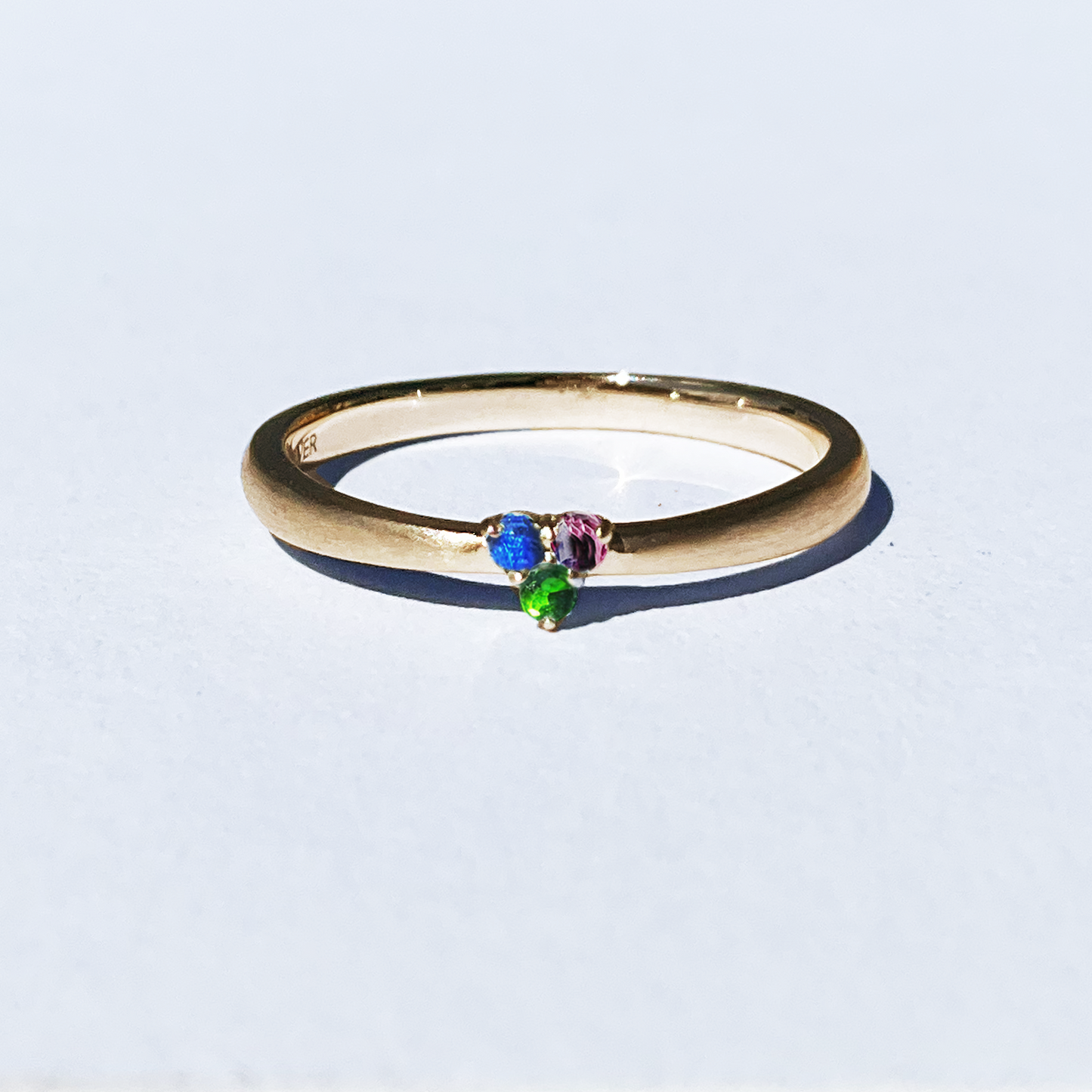 <Hitomi's Design> 3 stones combination #authentic