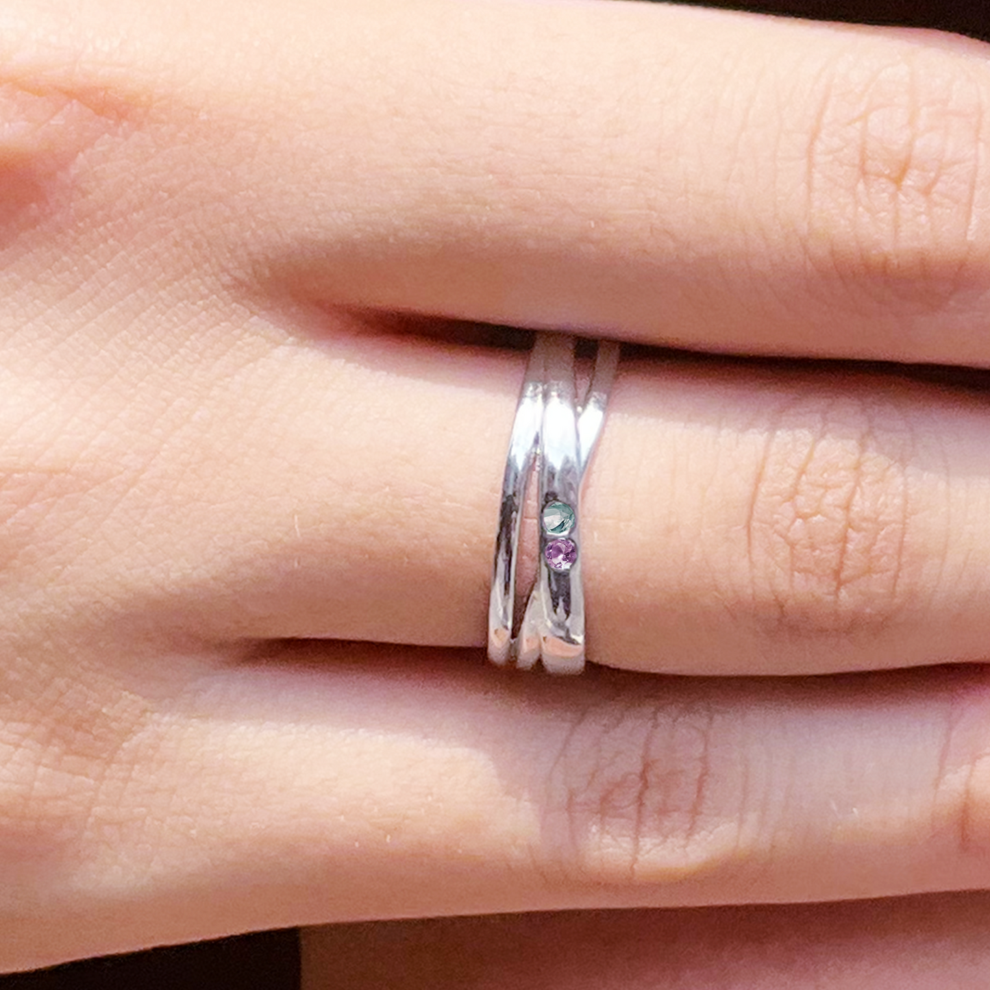 <Rumi's Design> 2 stones combination #authentic
