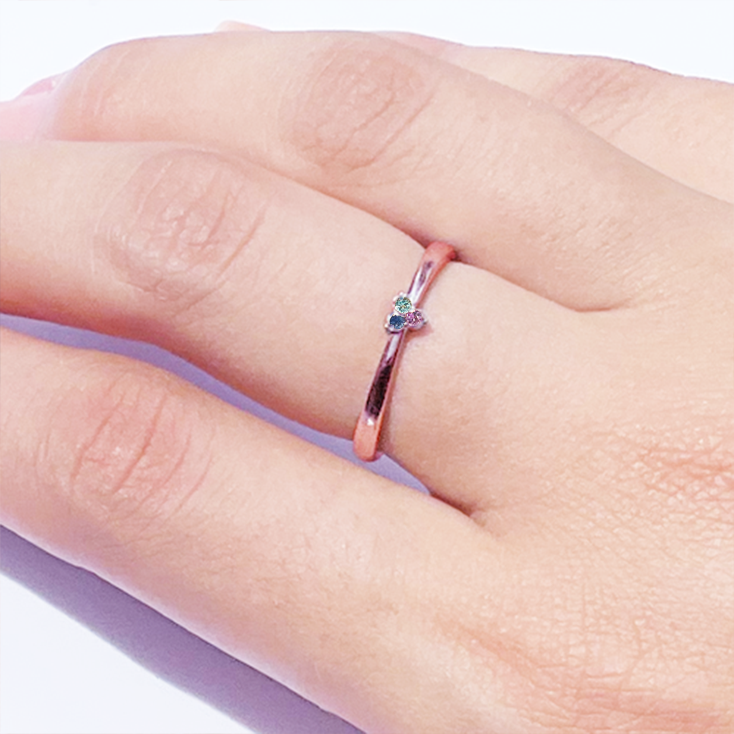 <Hazuki's Design> 3 stones combination #authentic