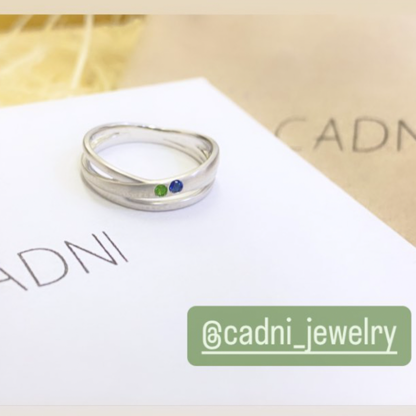 <Kei's Design> 2 stones combination #authentic