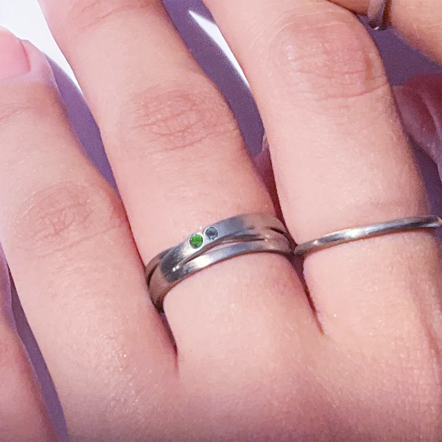 <Kei's Design> 2 stones combination #authentic