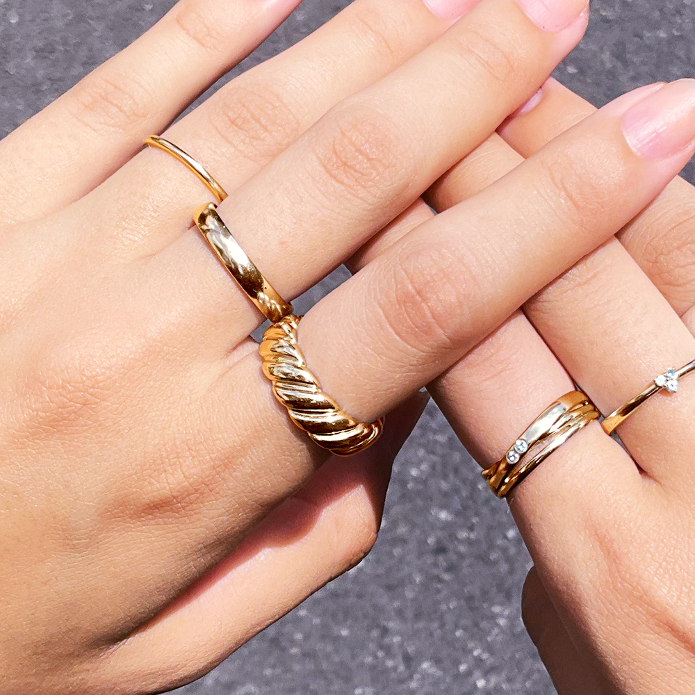 Spiral Ring Gold #exploring
