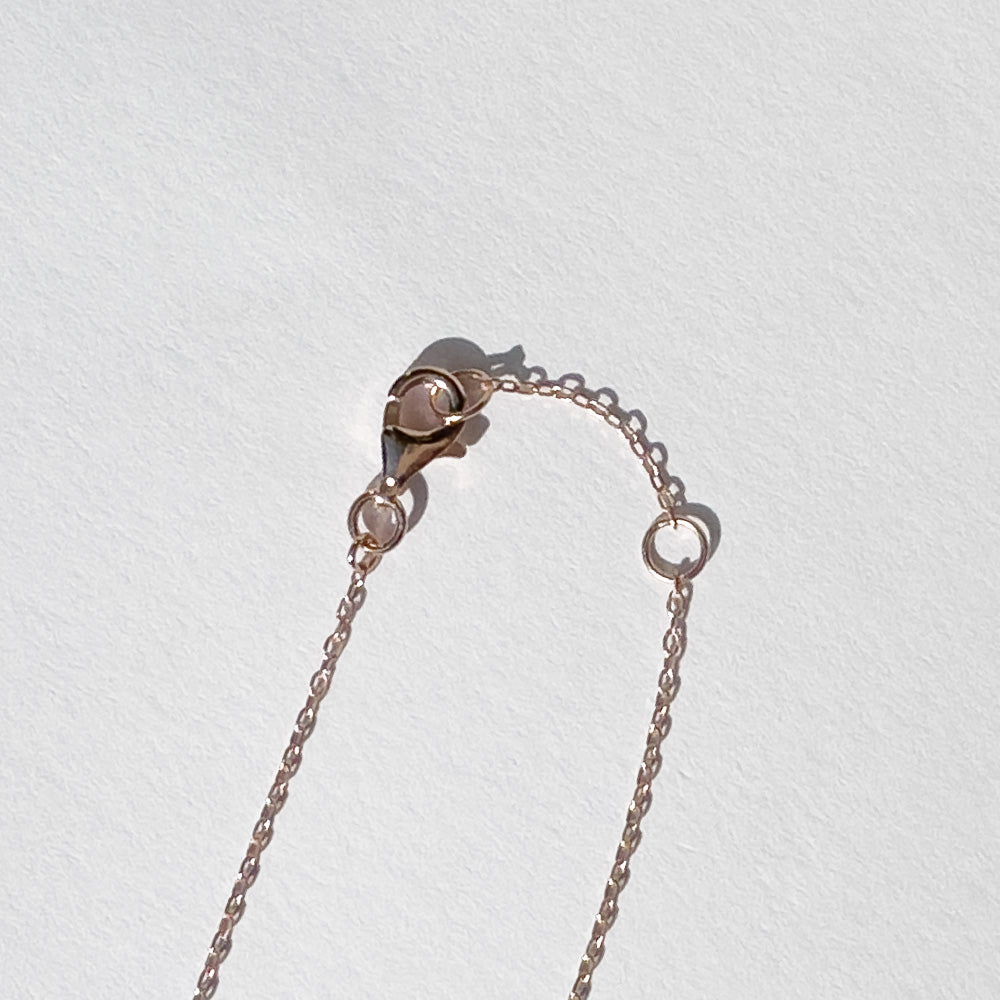[シトリン]Crescent Moon Necklace