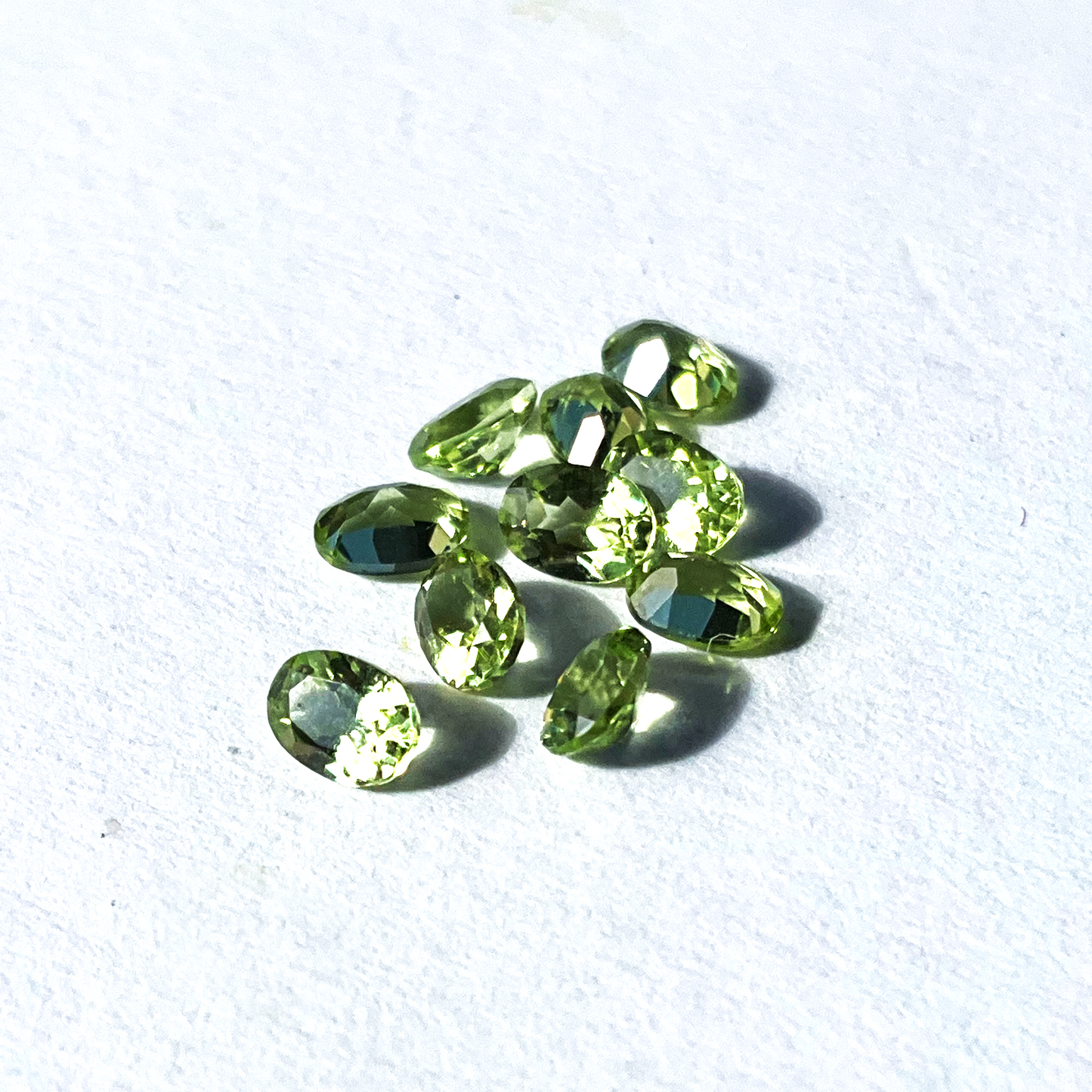 [Peridot] bind with oval silver #authentic