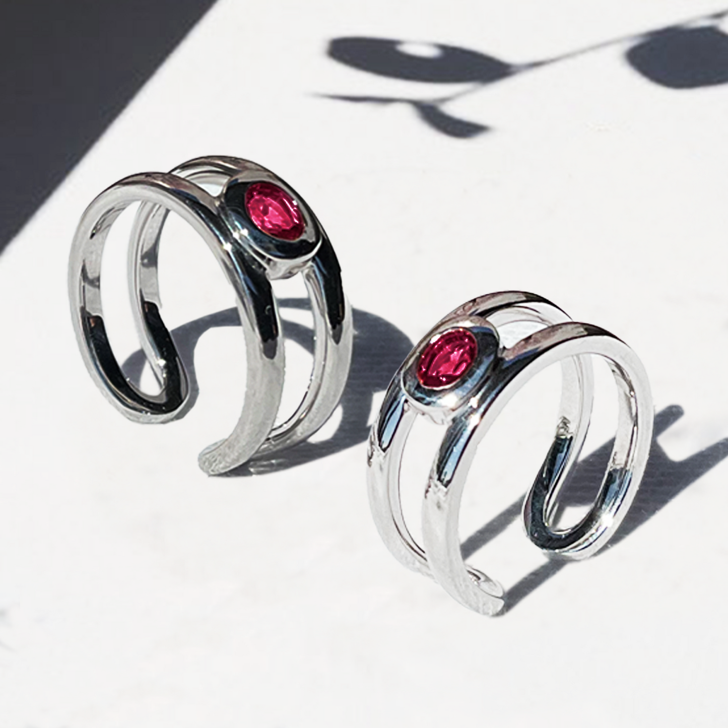 [Ruby] bind with oval silver #authentic