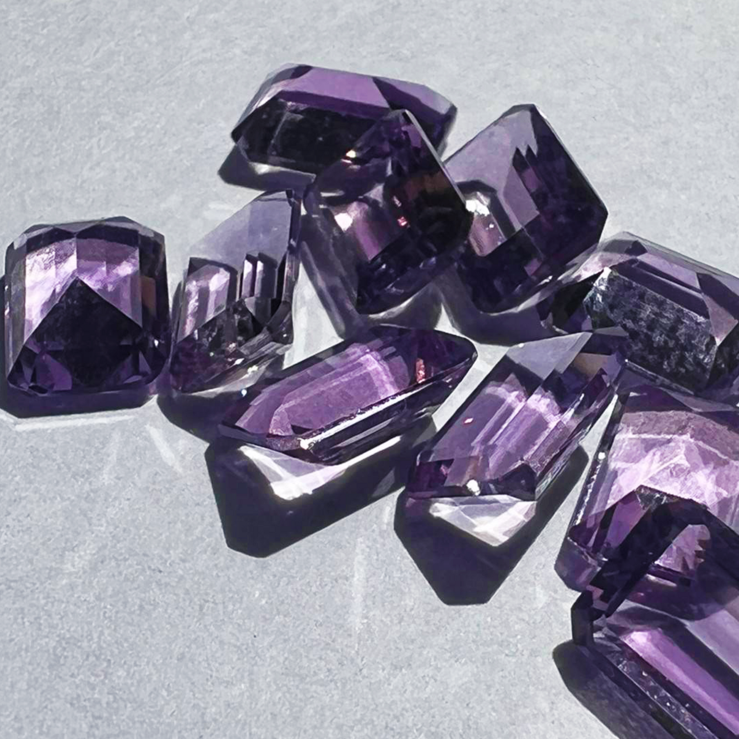 [Amethyst] bind with oval gold #authentic