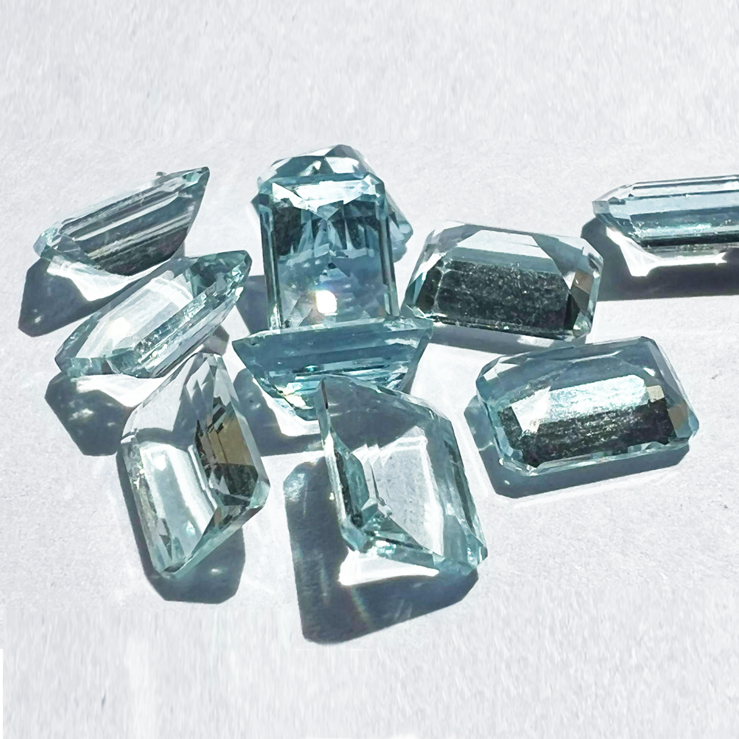 [Aquamarine] bind with oval silver #authentic