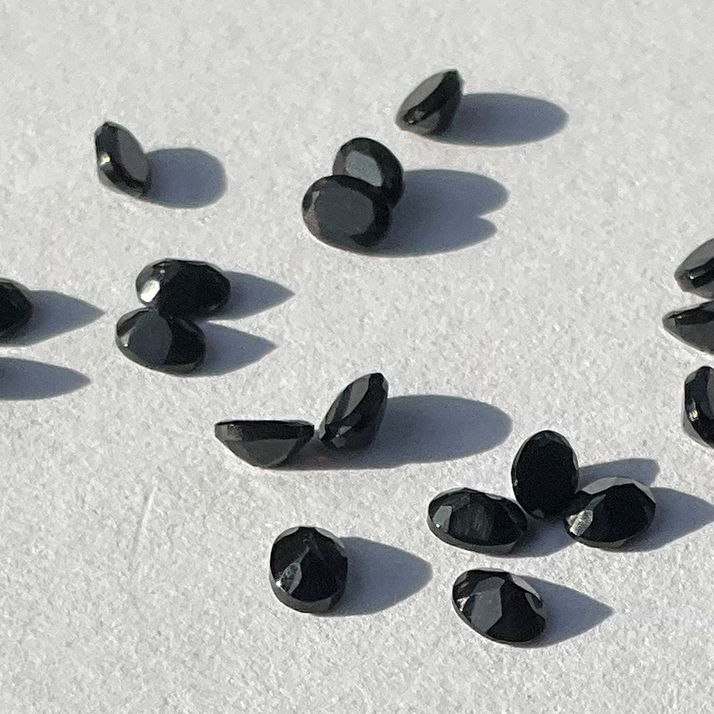 [Black onyx] 3 stones combination silver #authentic