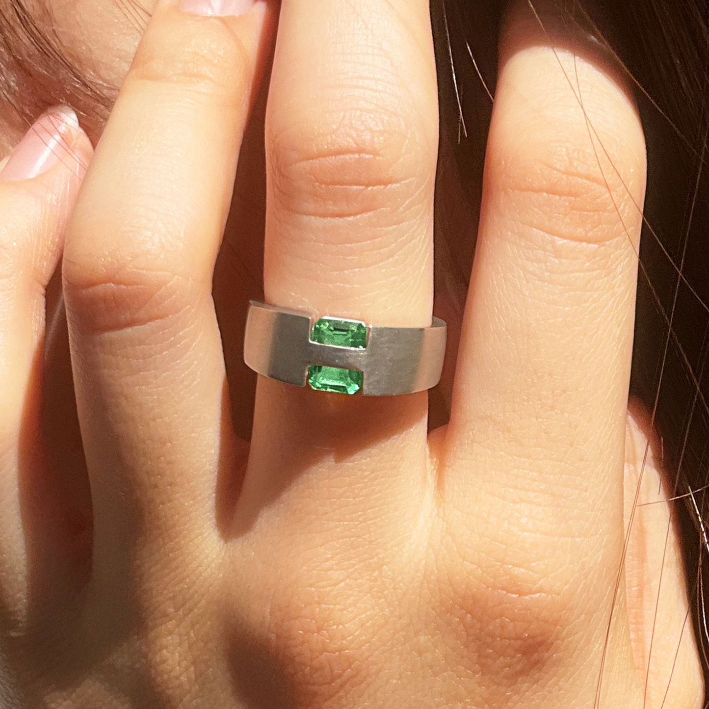 [Chrome Diopside] hide and sparkle silver #exploring