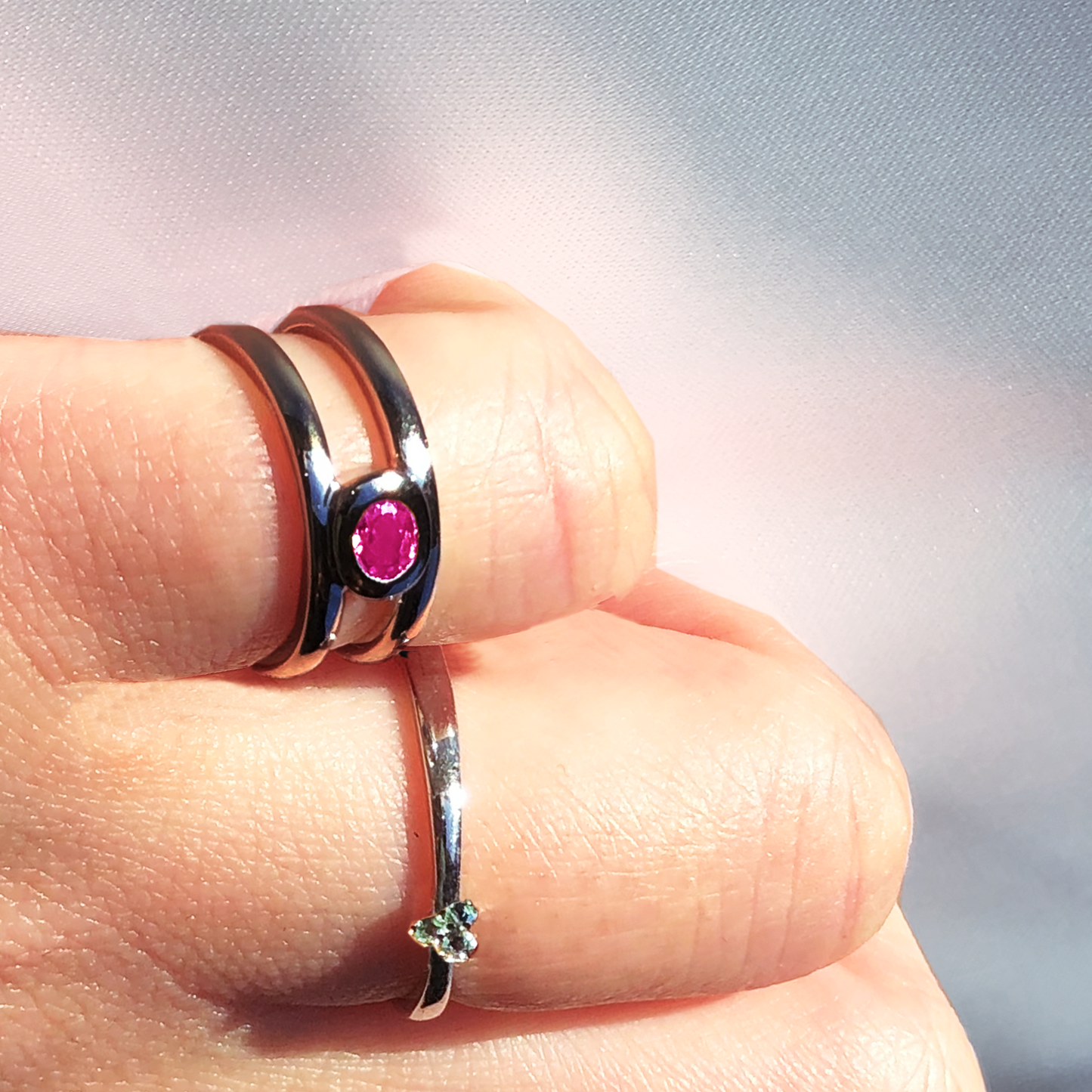 [Ruby] bind with oval silver #authentic