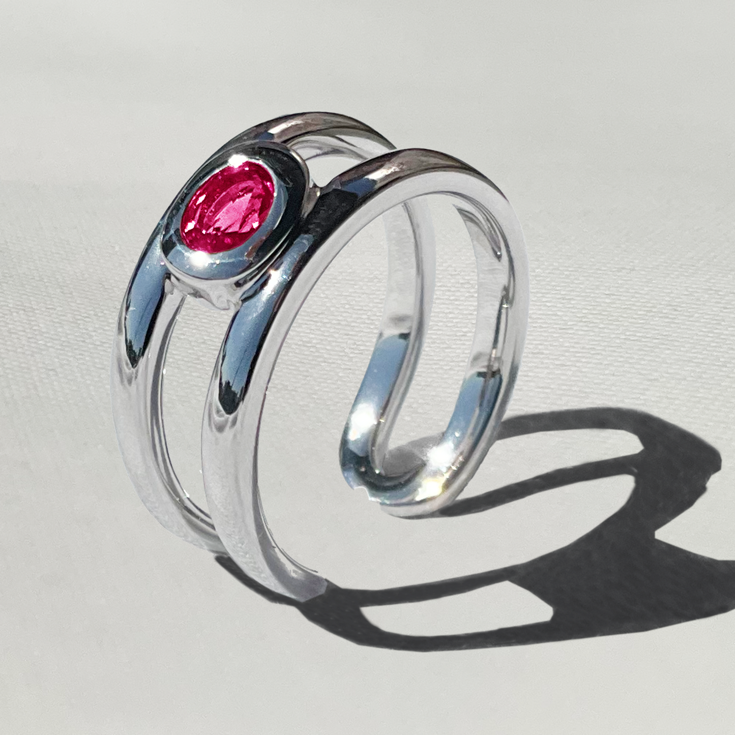[Ruby] bind with oval silver #authentic