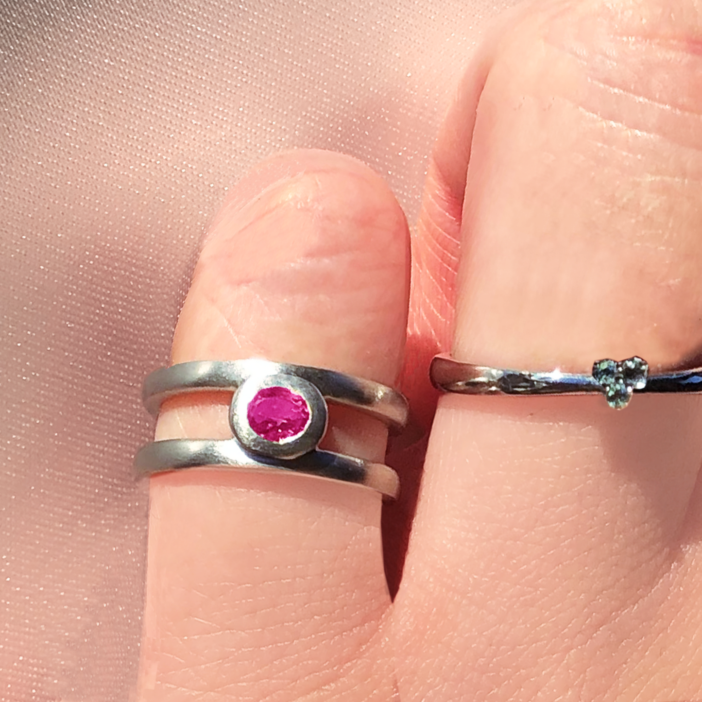 [Ruby] bind with oval silver #authentic