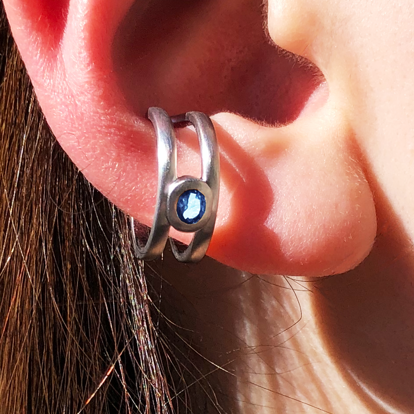 [Tanzanite] bind with oval silver #authentic